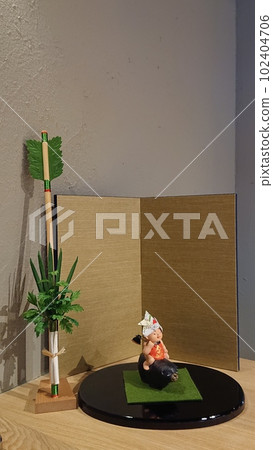 Kintaro decoration riding a bear Kintaro decoration riding a bear 102404706
