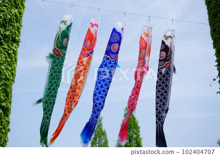 Colorful carp streamers 8 Colorful carp streamers 8 102404707