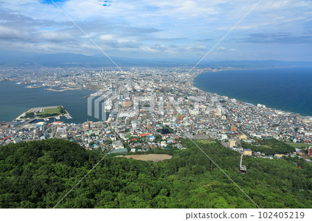 從函館山眺望函館市 102405219