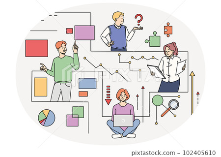 People connected in network look for information People connected in network look for information 102405610