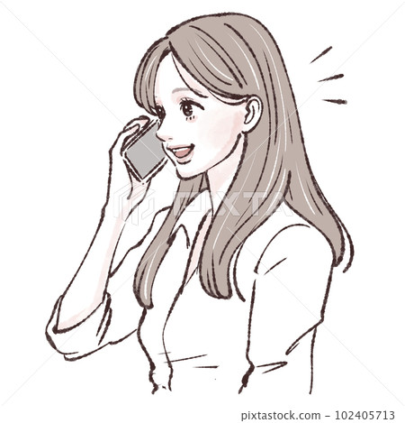 Woman who makes a phone call, woman who makes a phone call, woman, girl, smartphone, smartphone, call, inquiry Woman who makes a phone call, woman who makes a phone call, woman, girl, smartphone, smartphone, call, inquiry 102405713