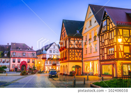 Gengenbach, Germany. Charming small town in Schwarzwald (Black Forest), medieval Altstadt. 102406038