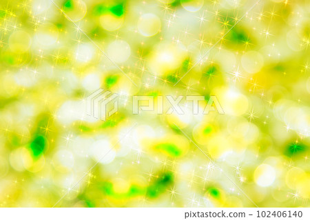 黃綠色閃光球散景 102406140