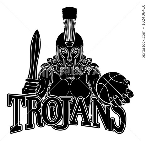 Spartan Trojan Gladiator Basketball Warrior Woman 102406410