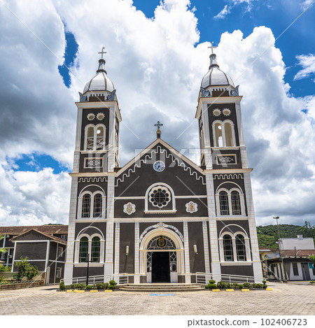 Igreja Matriz Sao Virgilio Church at Nova Trento, Santa Catarina, Brazil 102406723