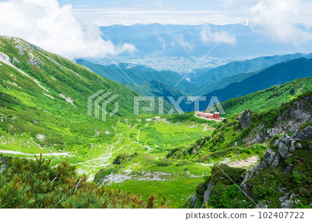 Mt. Hoken in summer 102407722