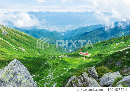 Mt. Hoken in summer 102407724