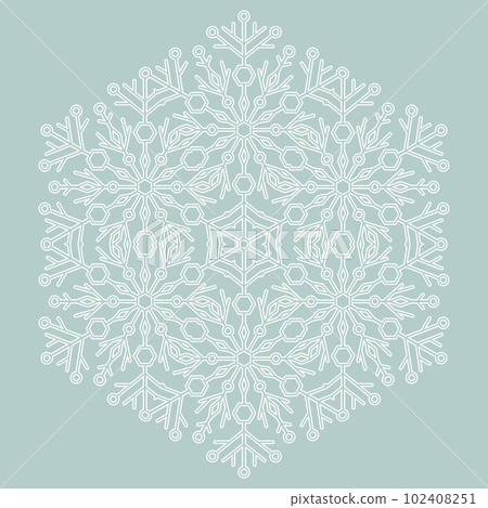 Round Snowflake Round Snowflake 102408251