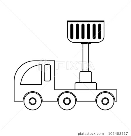 Lifting machine icon 102408317