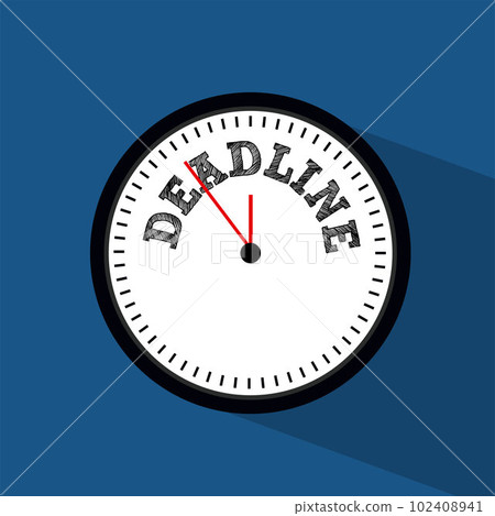 Deadline clock Deadline clock 102408941