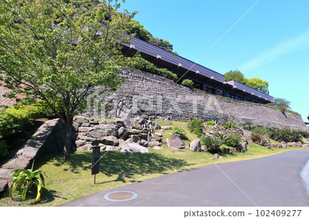 [鹿兒島縣]仙岩園，晴朗的風景名勝 102409277