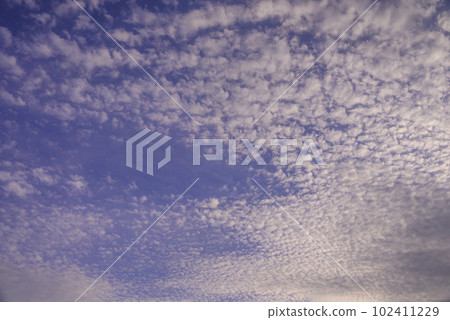 Scaled clouds at dusk 102411229