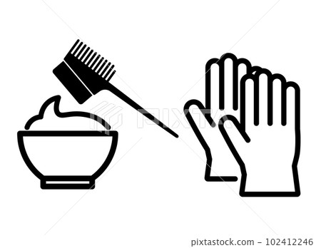 Hair color icon 102412246