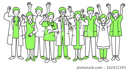 微笑的醫護人員 102412345