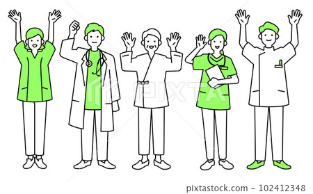 微笑的醫院人 微笑的醫院人 102412348