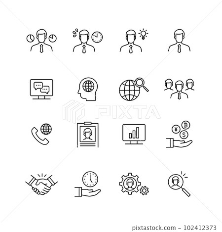 業務圖標集 業務圖標集 102412373