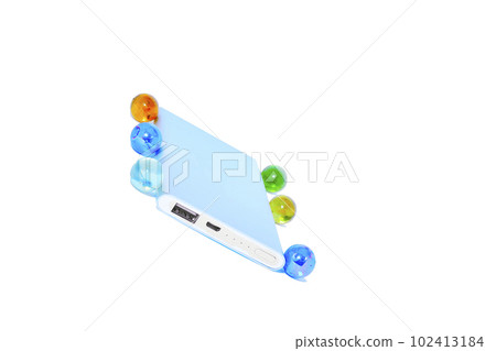 Portable hard drive for storage information with colorful glass balls 102413184