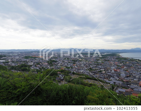 從穗之山公園看到的街景（島根縣出雲市） 102413355