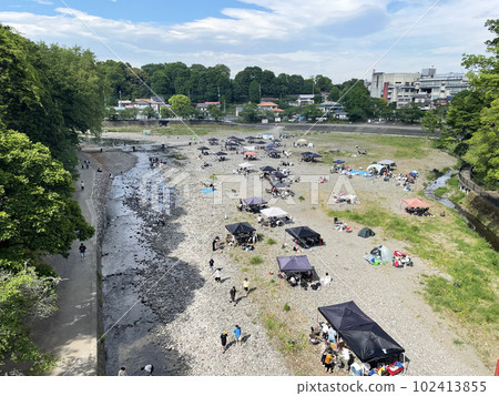 Barbecue at Hannogawara Barbecue at Hannogawara 102413855