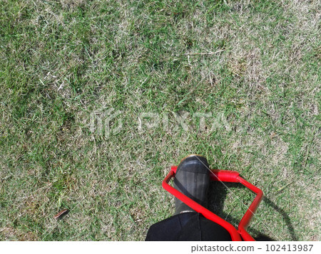lawn aeration 102413987