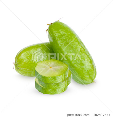 Bilimbi fruit (Bilimbing, Averrhoa bilimbi Linn) isolated on white background Bilimbi fruit (Bilimbing, Averrhoa bilimbi Linn) isolated on white background 102417444
