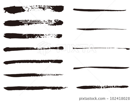 Brush writing line set 5 Brush writing line set 5 102418028