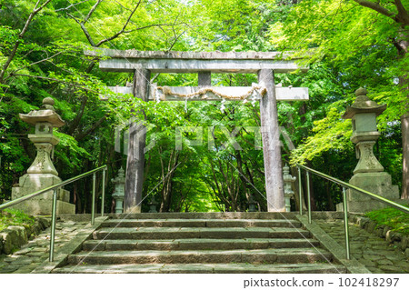 京都市西京區大原野神社第二鳥居 102418297