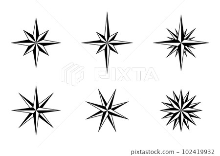 star icon set 102419932