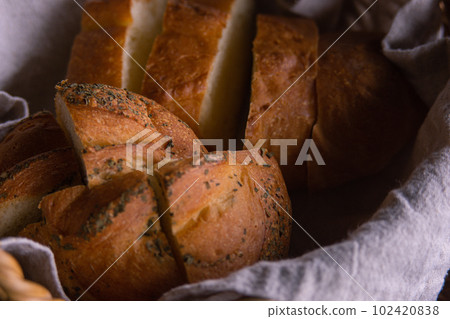 Bread and butter fermented butter 102420838