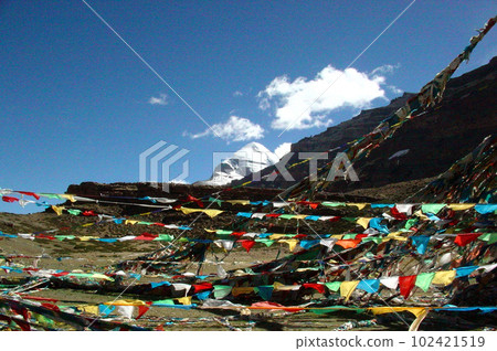 Western Tibet, Talboche, at the foot of Mount Kailash 102421519