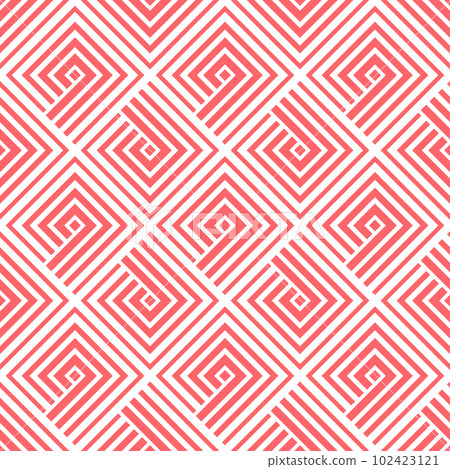 Abstract geometric pattern. A seamless vector background. White and pink ornament. Graphic modern pattern. Simple lattice graphic design Abstract geometric pattern. A seamless vector background. White and pink ornament. Graphic modern pattern. Simple lattice graphic design 102423121