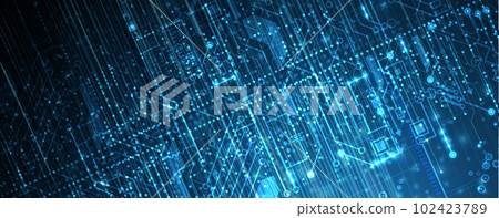 Abstract circuit board futuristic technology processing background Abstract circuit board futuristic technology processing background 102423789