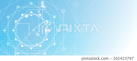 Abstract circuit board futuristic technology processing background 102423797