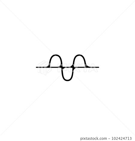 sound wave logo 102424713