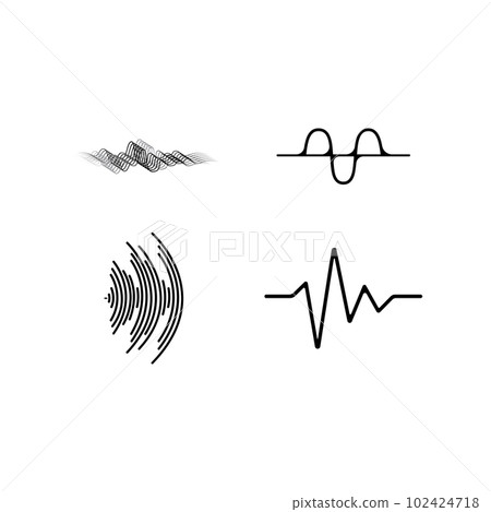 sound wave logo 102424718