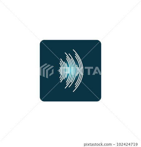sound wave logo sound wave logo 102424719