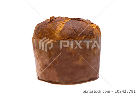 Panettone Italian isolated Panettone Italian isolated 102425791