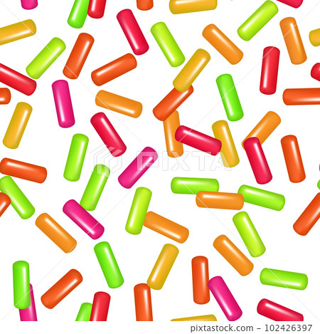Sweet confetti seamless pattern 102426397