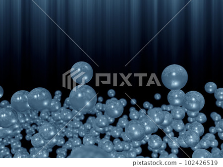 Abstract luxury blue background with pearls. 3D rendering illustration 102426519
