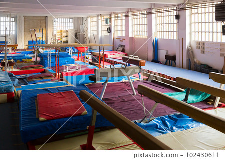 Acrobatic with gymnastic equipment Acrobatic with gymnastic equipment 102430611