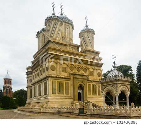 Cathedral in romanian city Cathedral in romanian city 102430883
