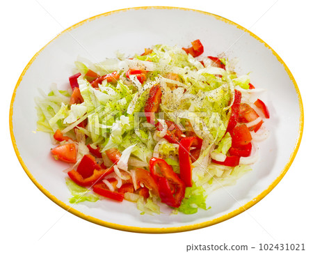Plate of low calorie salad Plate of low calorie salad 102431021