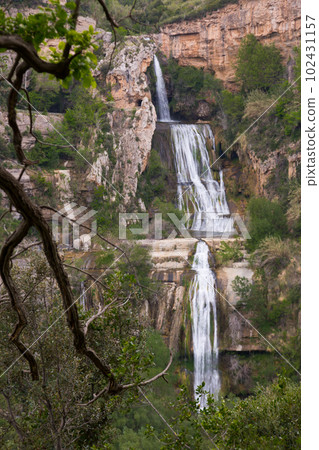 Sant Miquel del Fai with water cascades Sant Miquel del Fai with water cascades 102431157