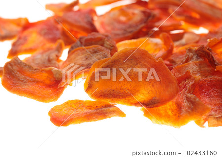 Homemade sliced persimmon dried fruit Homemade sliced persimmon dried fruit 102433160