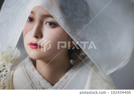 新娘純白棉帽 102434400