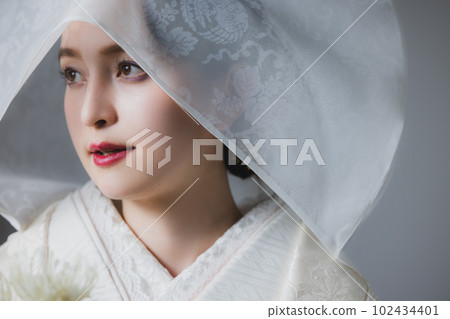 Bride pure white cotton hat Bride pure white cotton hat 102434401