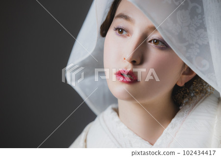 新娘純白棉帽 新娘純白棉帽 102434417
