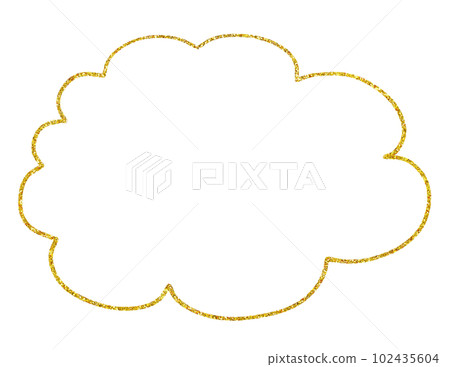 Ashirai hand-painted speech bubble lame gold Ashirai hand-painted speech bubble lame gold 102435604