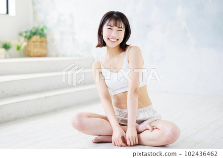 A young lad yoga 102436462