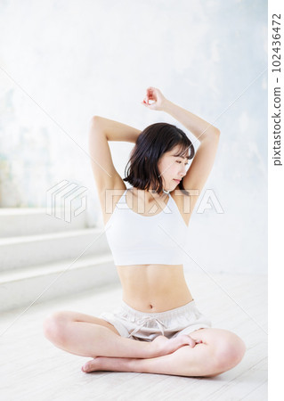 A young lad yoga A young lad yoga 102436472